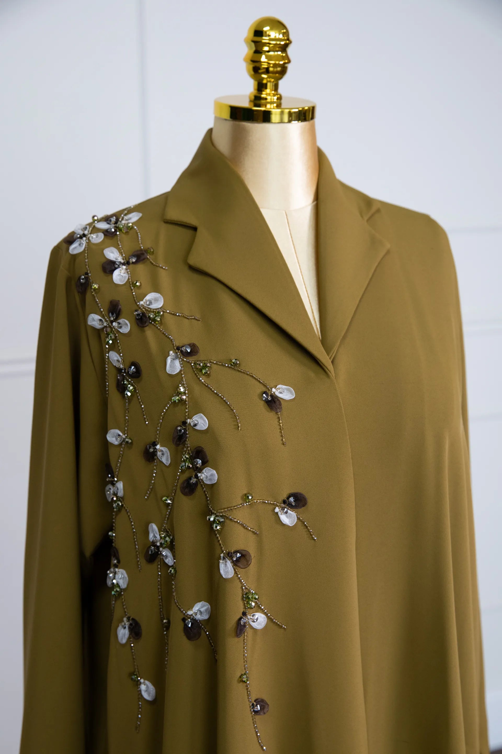 Safa Abaya - Olive Green