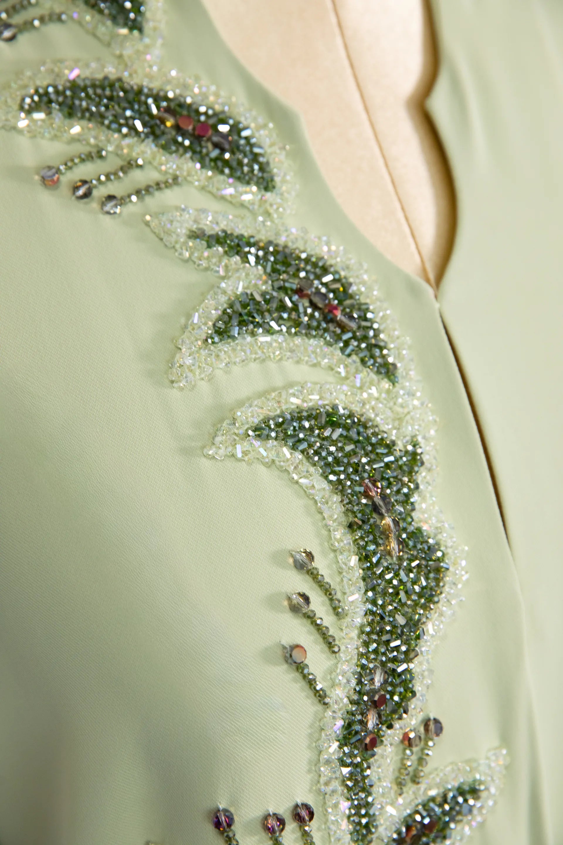 Noor Abaya - Soft Mint