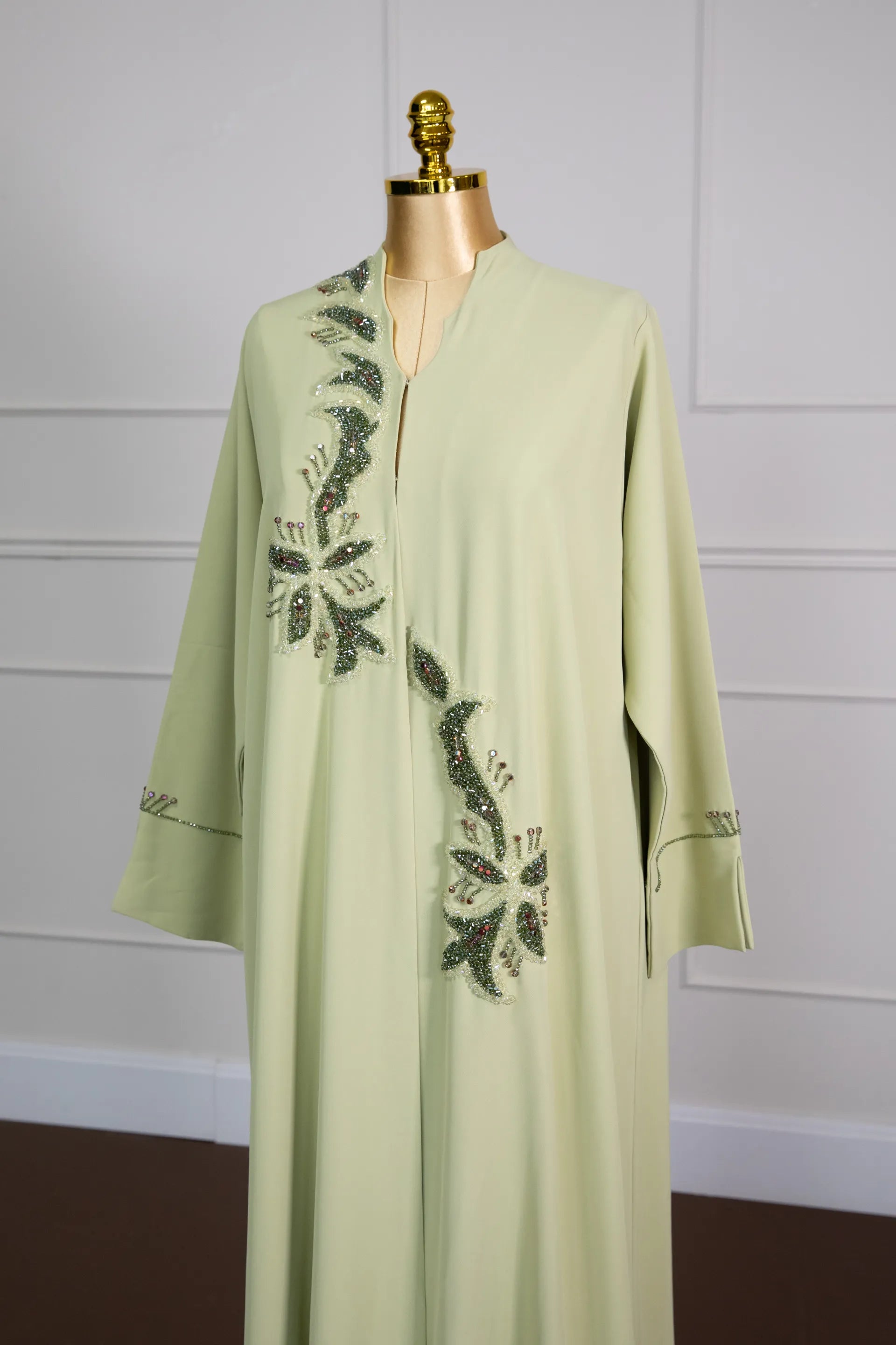 Noor Abaya - Soft Mint