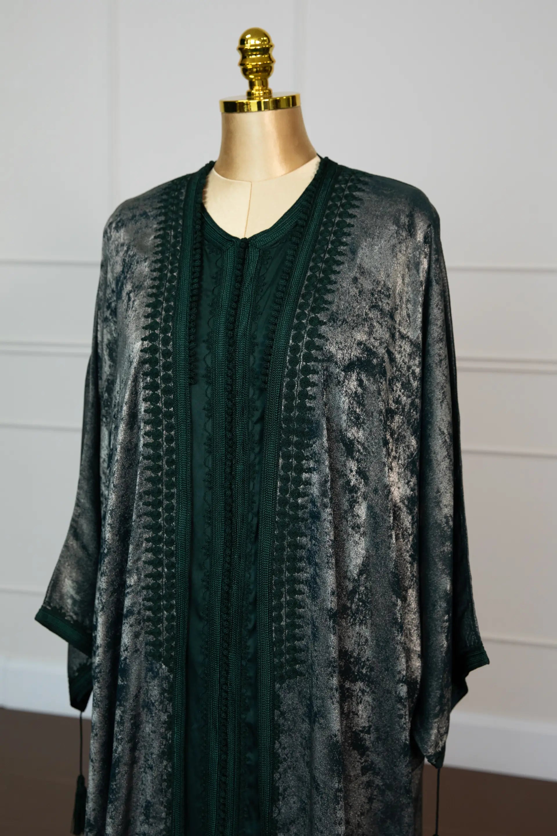 Nélaya Signature Dress - Midnight Green