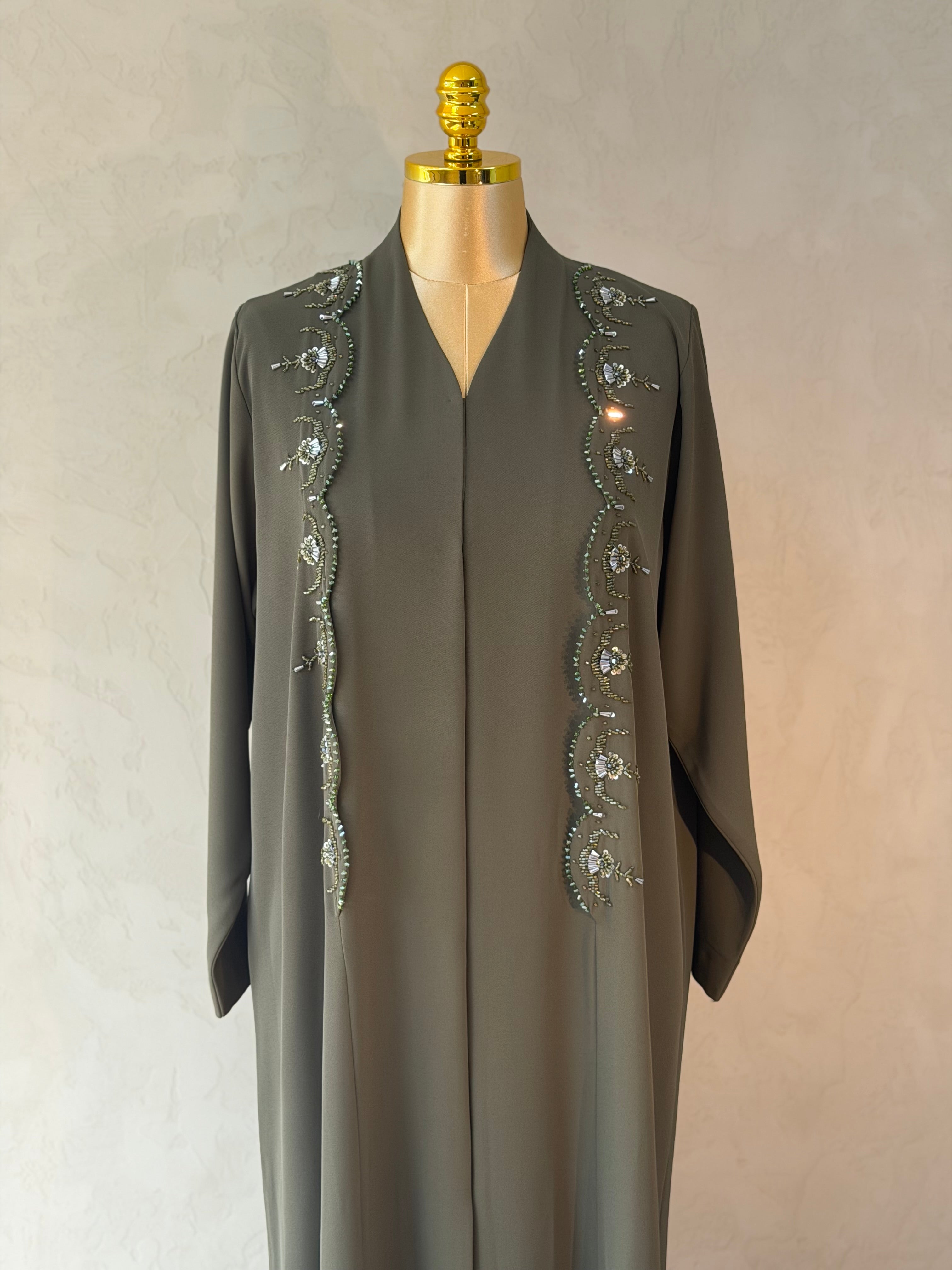 Mira Abaya – Olive Pearl